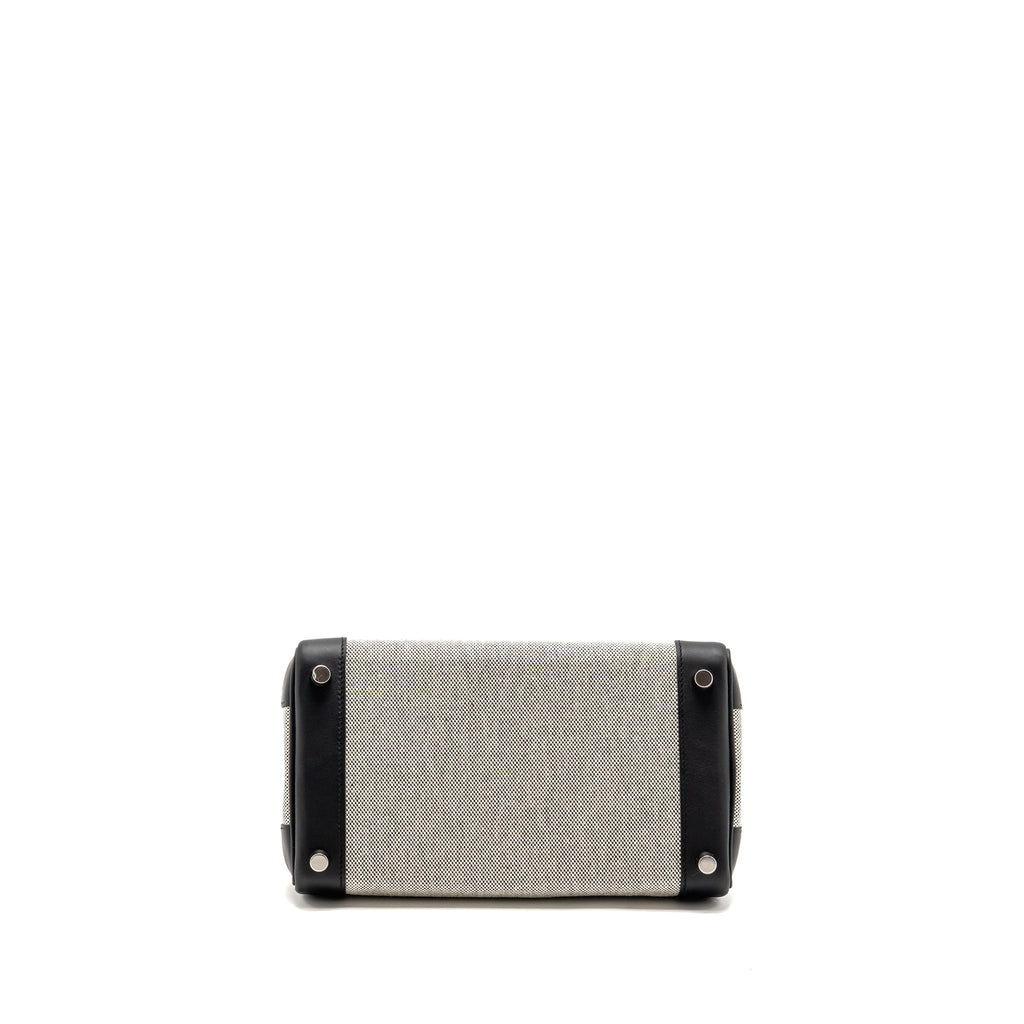 hermes-birkin-25-toile-h-canvas-swift-leather-ecru-noir-noir-shw-stamp-w