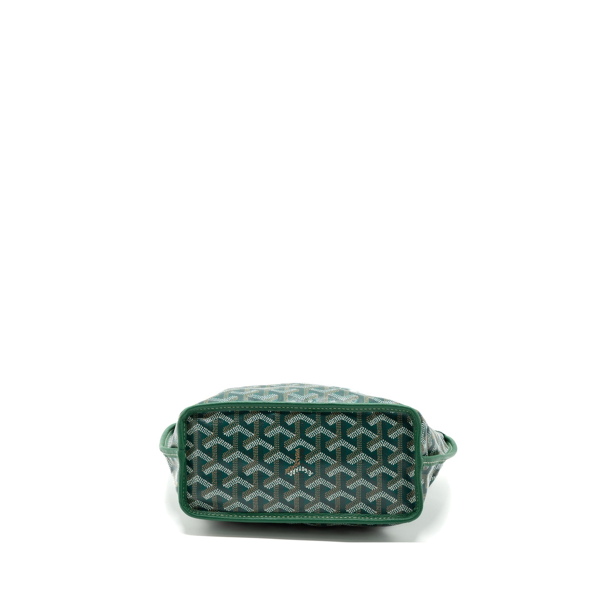 goyard-mini-anjou-tote-bag-canvas-calfskin-green-shw