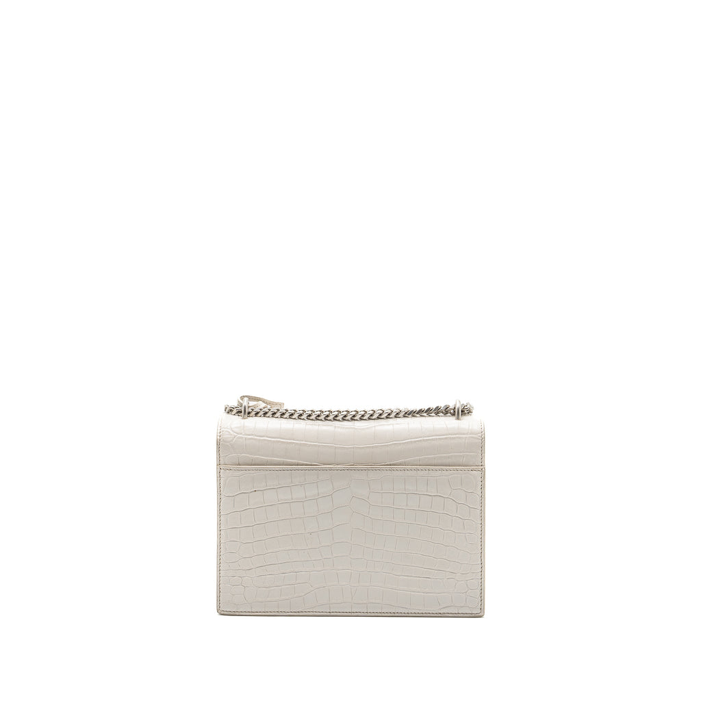 saint-laurent-ysl-sunset-bag-crocodile-embossed-white-shw