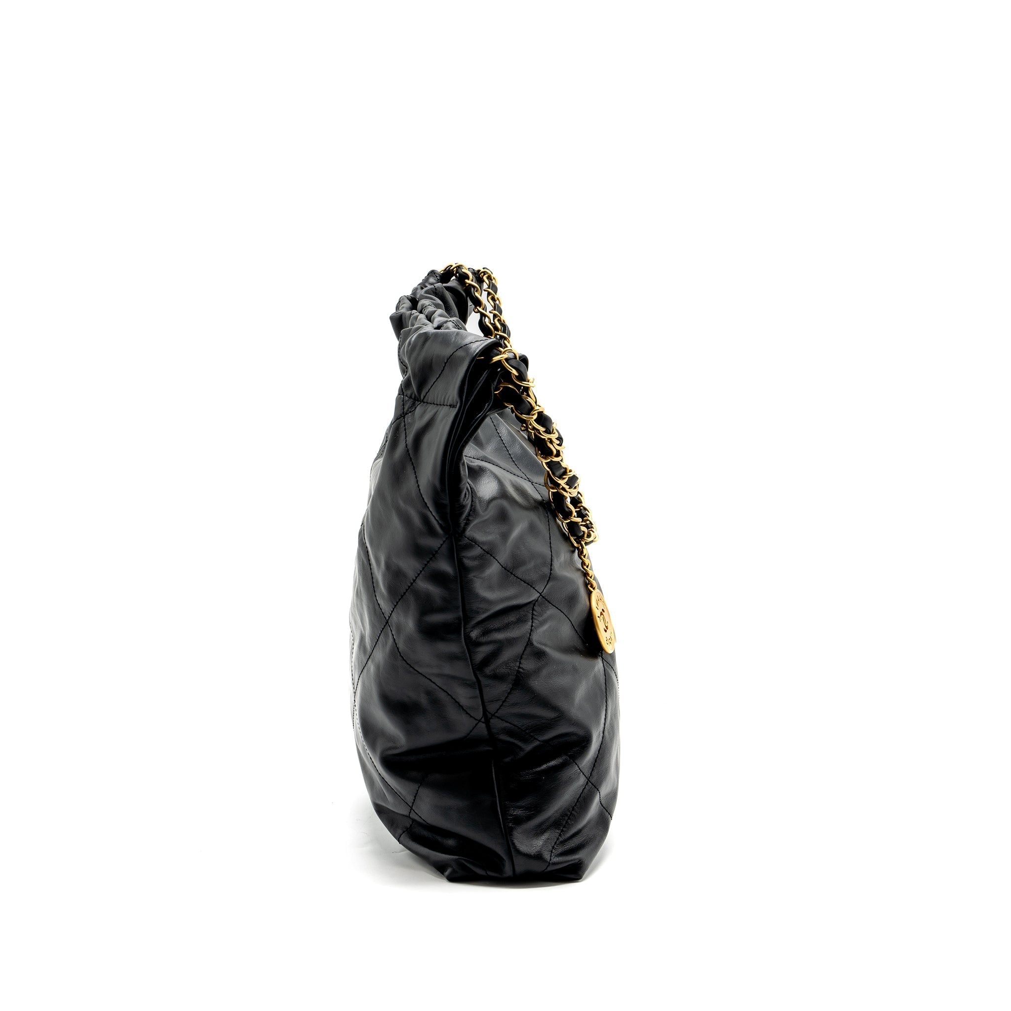 chanel-medium-22-bag-calfskin-leather-black-ghw-microchip-copy