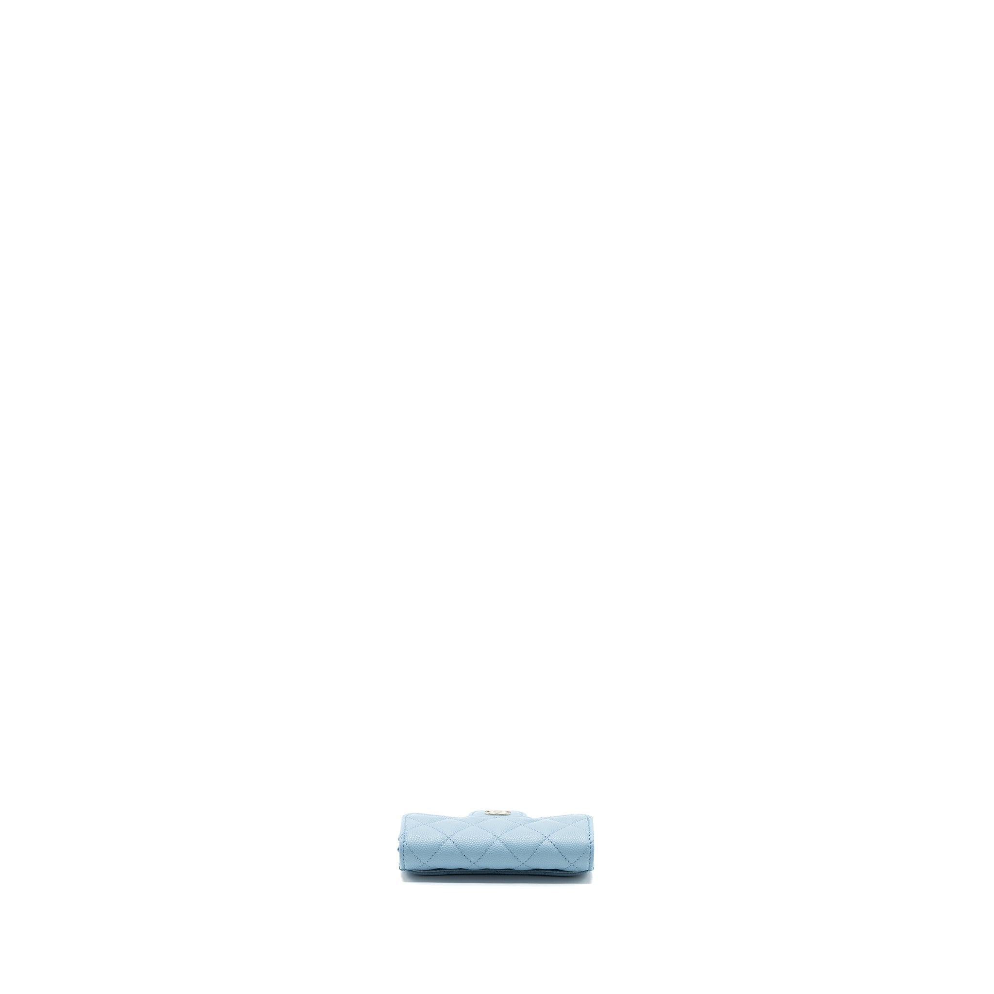 chanel-classic-flap-card-holder-caviar-blue-lghw