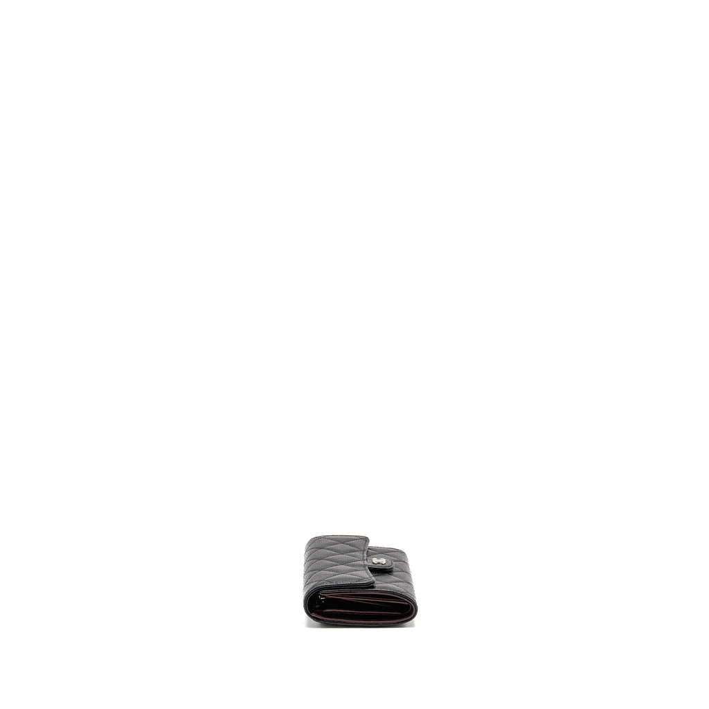chanel-classic-flap-wallet-caviar-black-shw