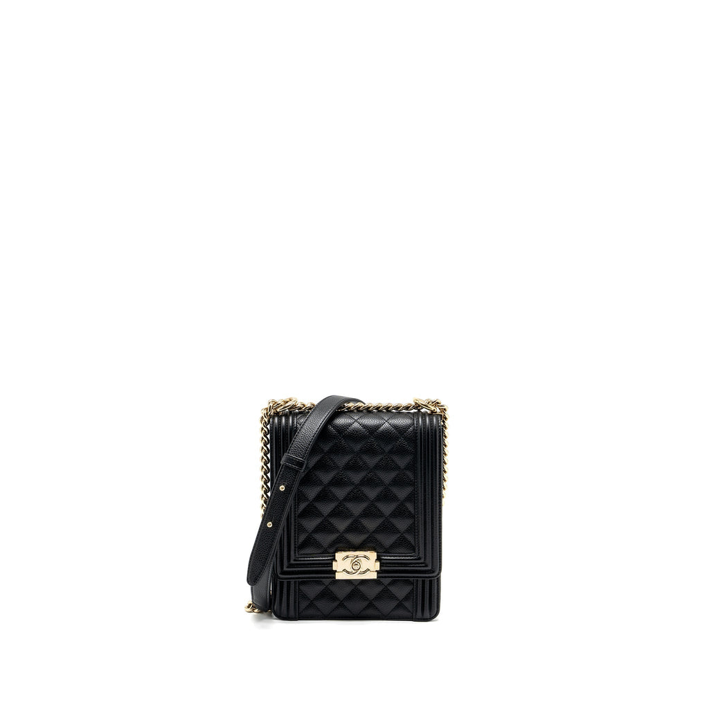 chanel-north-south-boy-bag-caviar-black-lghw-copy
