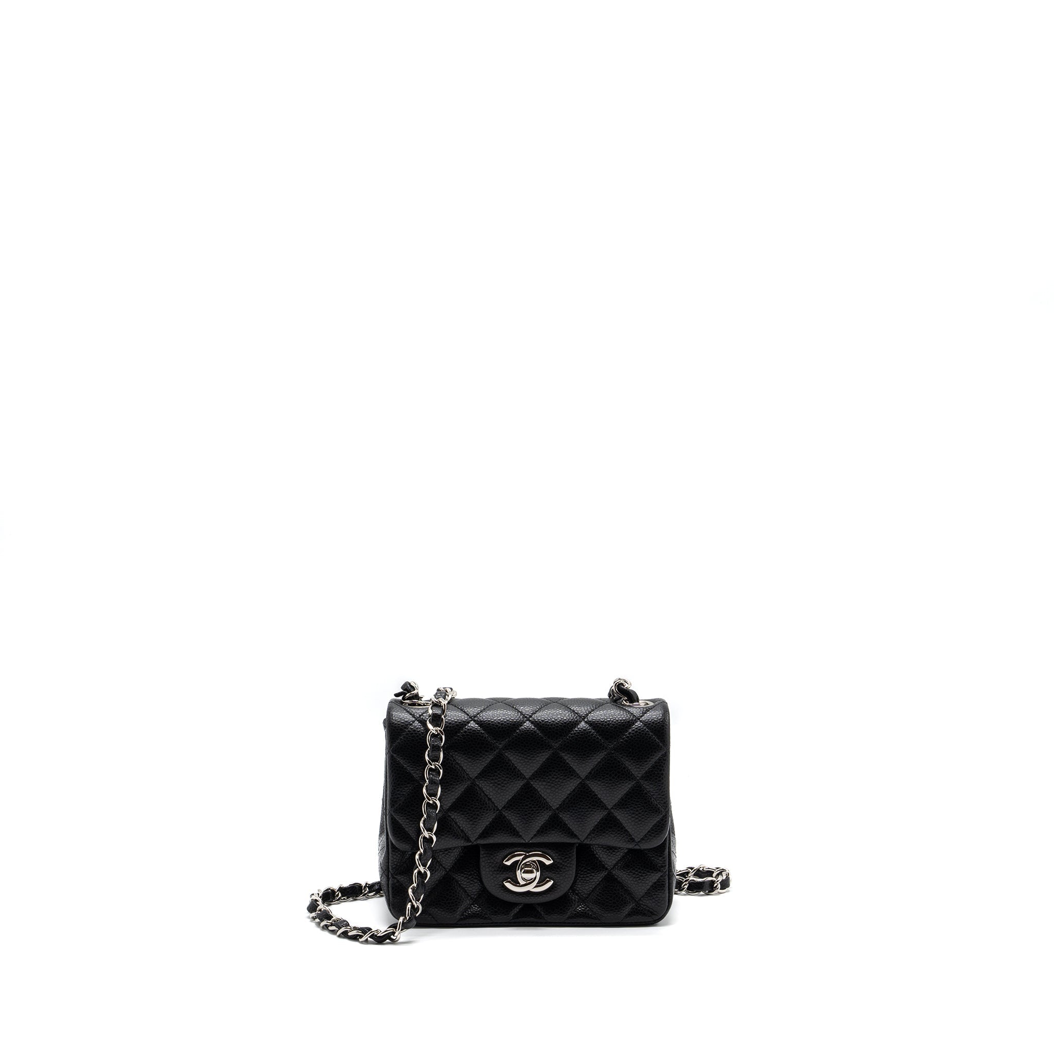 chanel-classic-mini-square-flap-bag-caviar-shw
