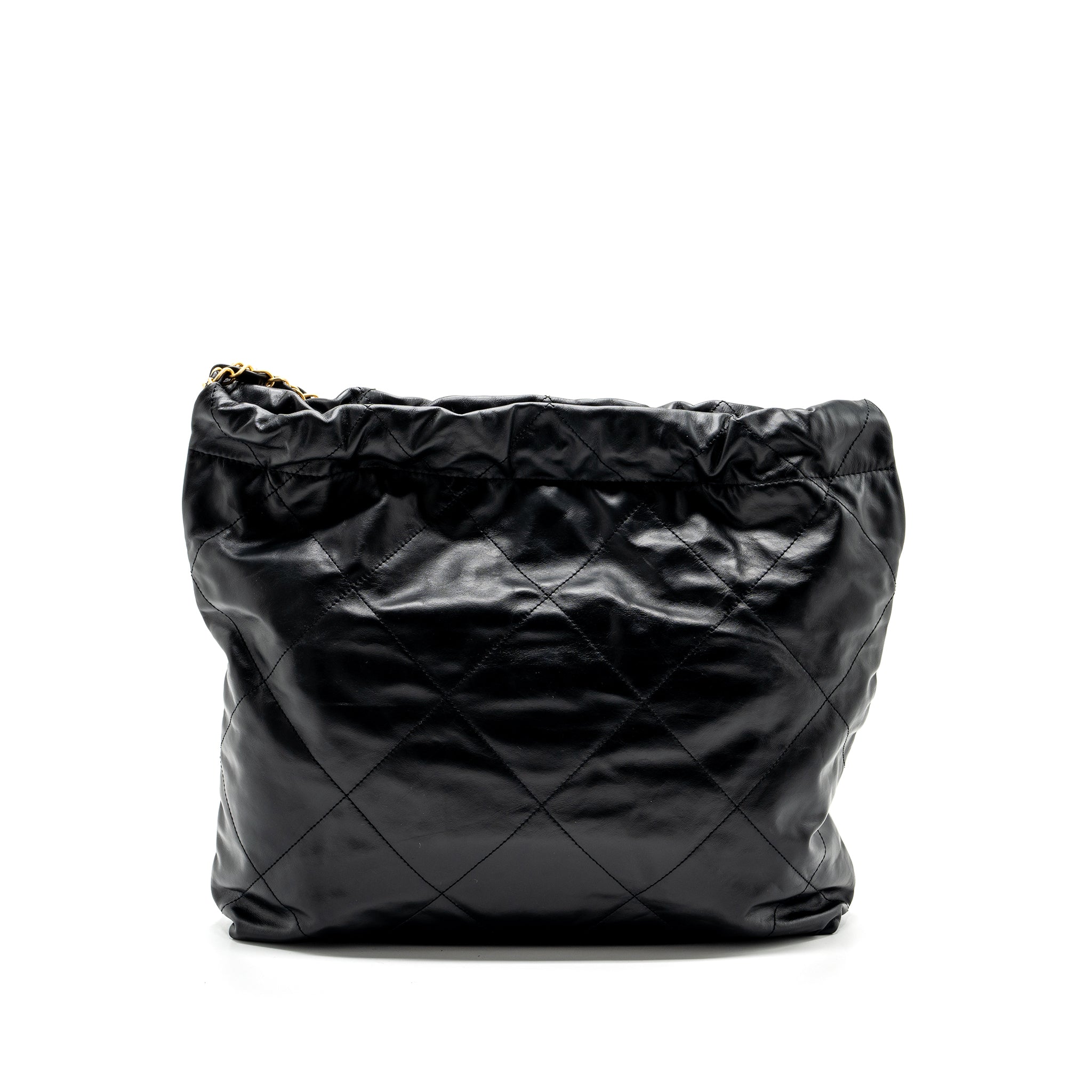 chanel-medium-22-bag-calfskin-leather-black-ghw-microchip-copy