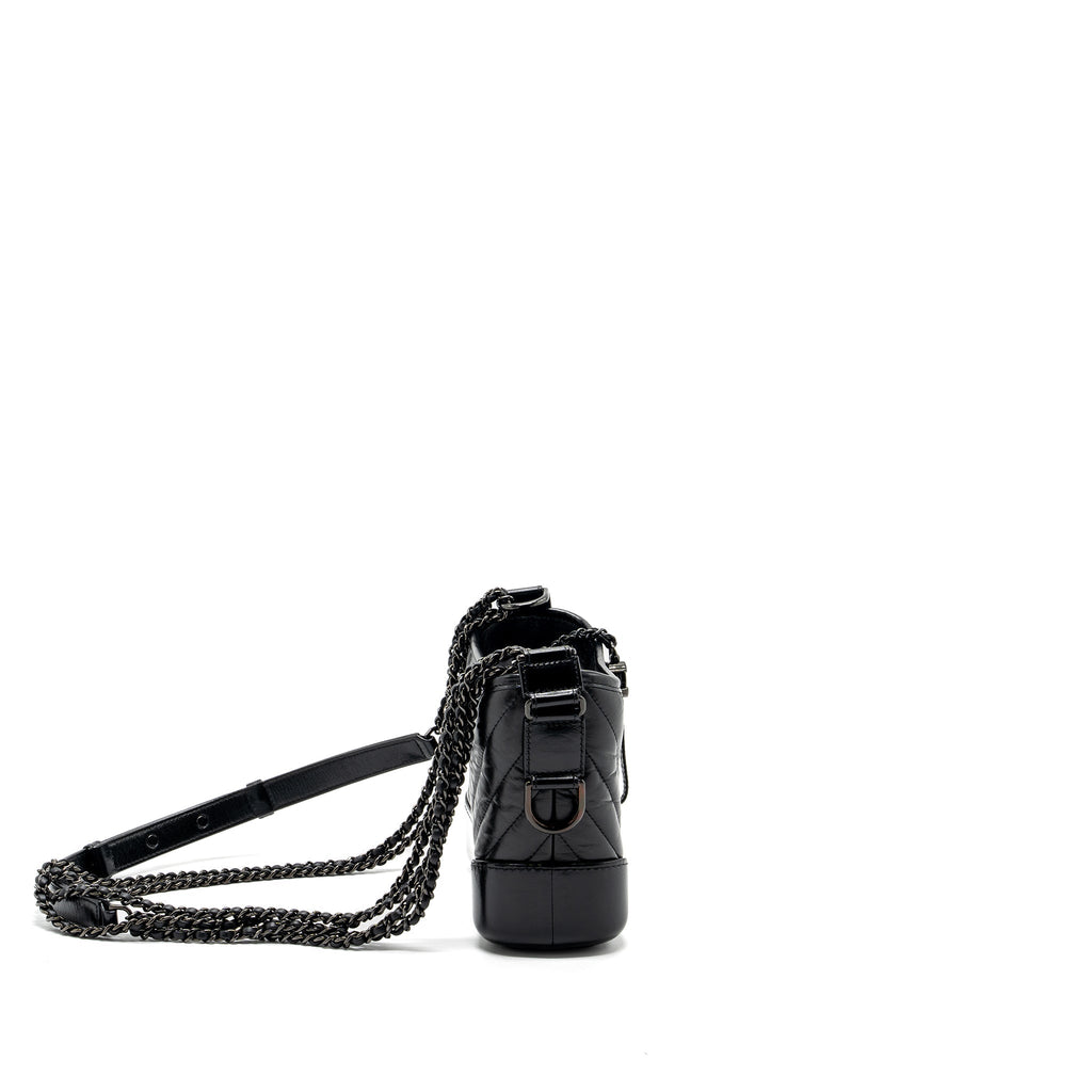 chanel-small-gabrielle-hobo-bag-chevron-aged-calfskin-so-black-copy