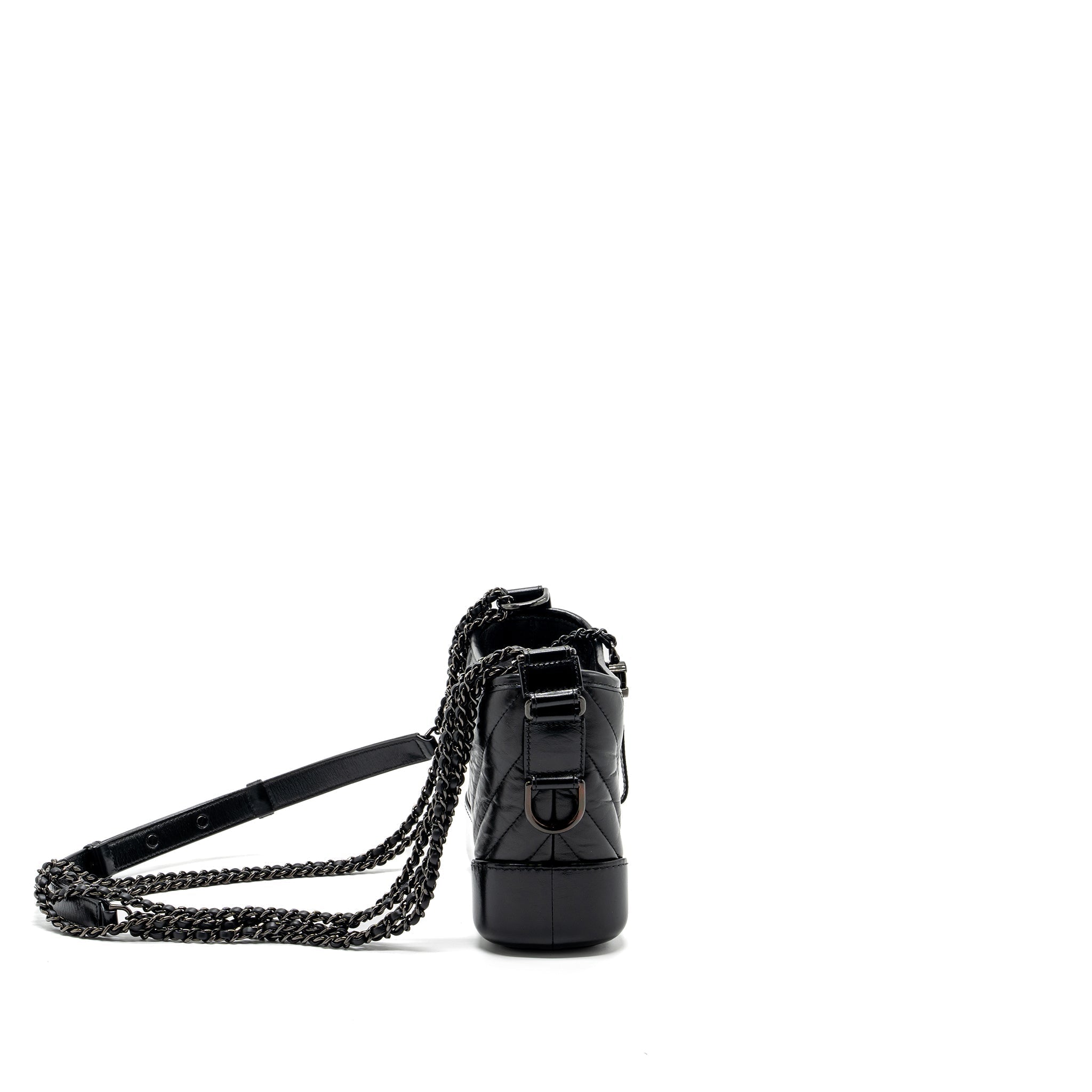 chanel-small-gabrielle-hobo-bag-chevron-aged-calfskin-so-black-copy