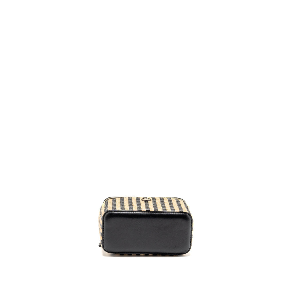 chanel-long-vanity-case-bag-black-beige-lghw