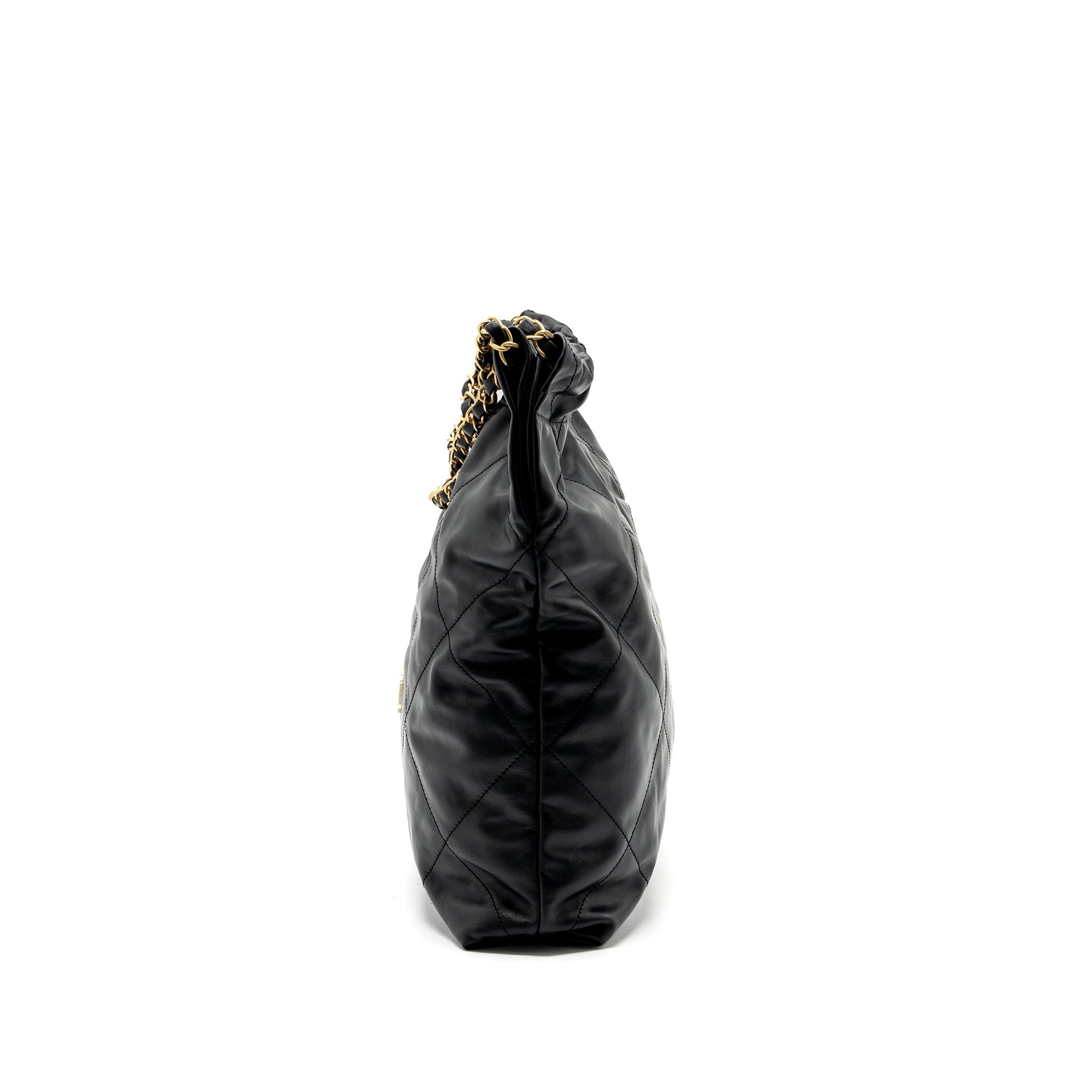 chanel-medium-22-bag-calfskin-leather-black-ghw-microchip-copy
