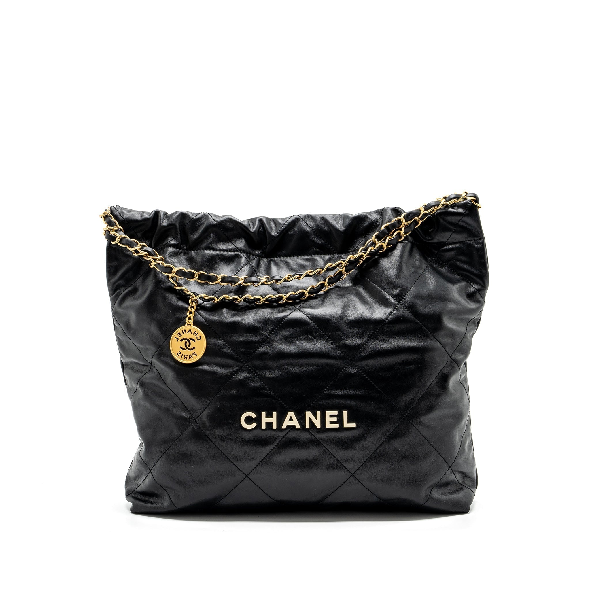 chanel-medium-22-bag-calfskin-leather-black-ghw-microchip-copy