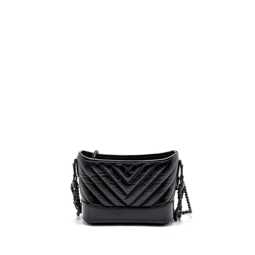 chanel-small-gabrielle-hobo-bag-chevron-aged-calfskin-so-black-copy