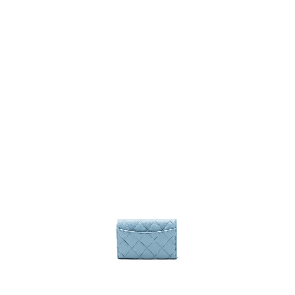 chanel-classic-flap-card-holder-caviar-blue-lghw