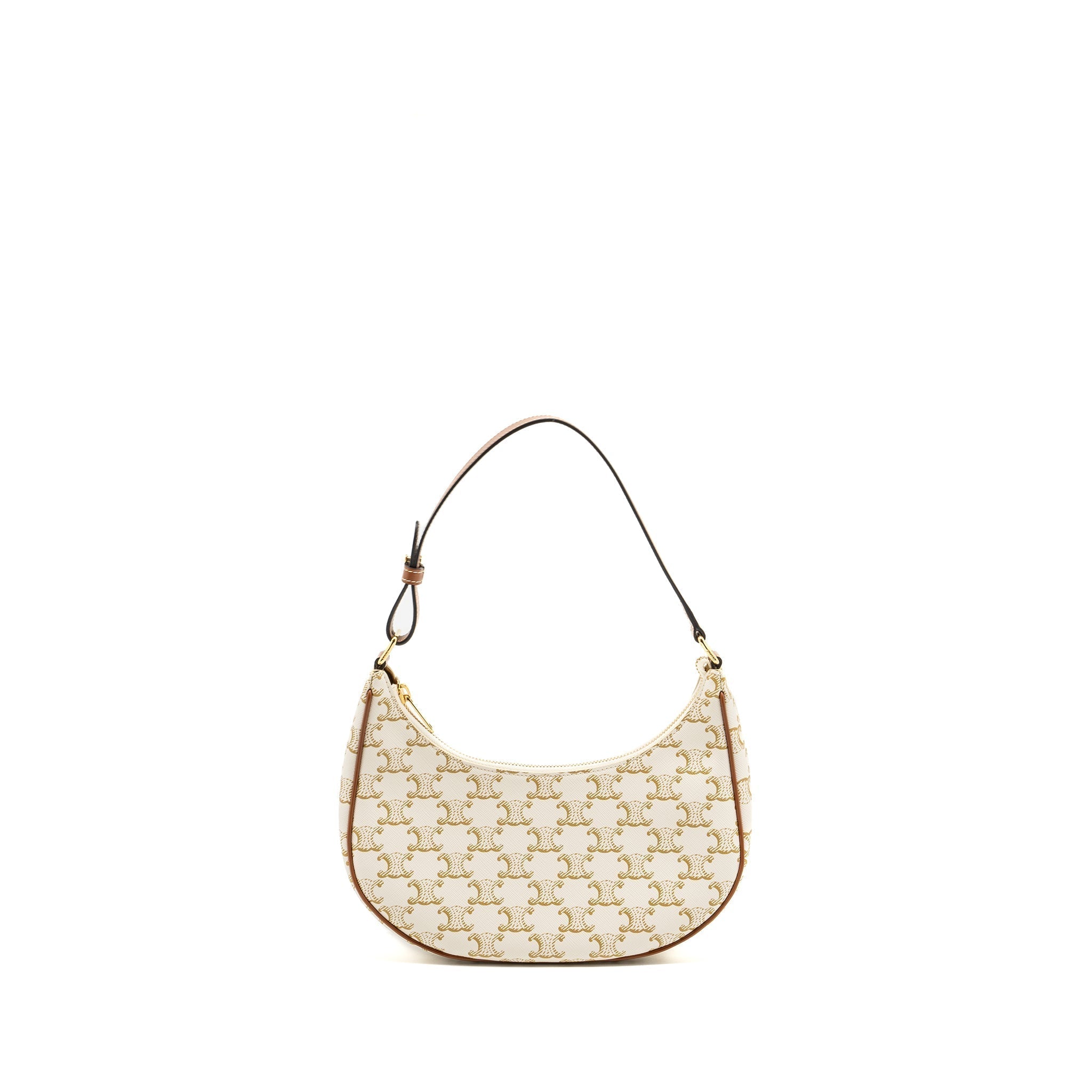 celine-ava-bag-triomphe-canvas-calfskin-white-brown-ghw