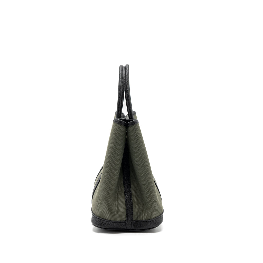 hermes-garden-party-30-canvas-negonda-leather-vert-de-cris-black-shw-stamp-u