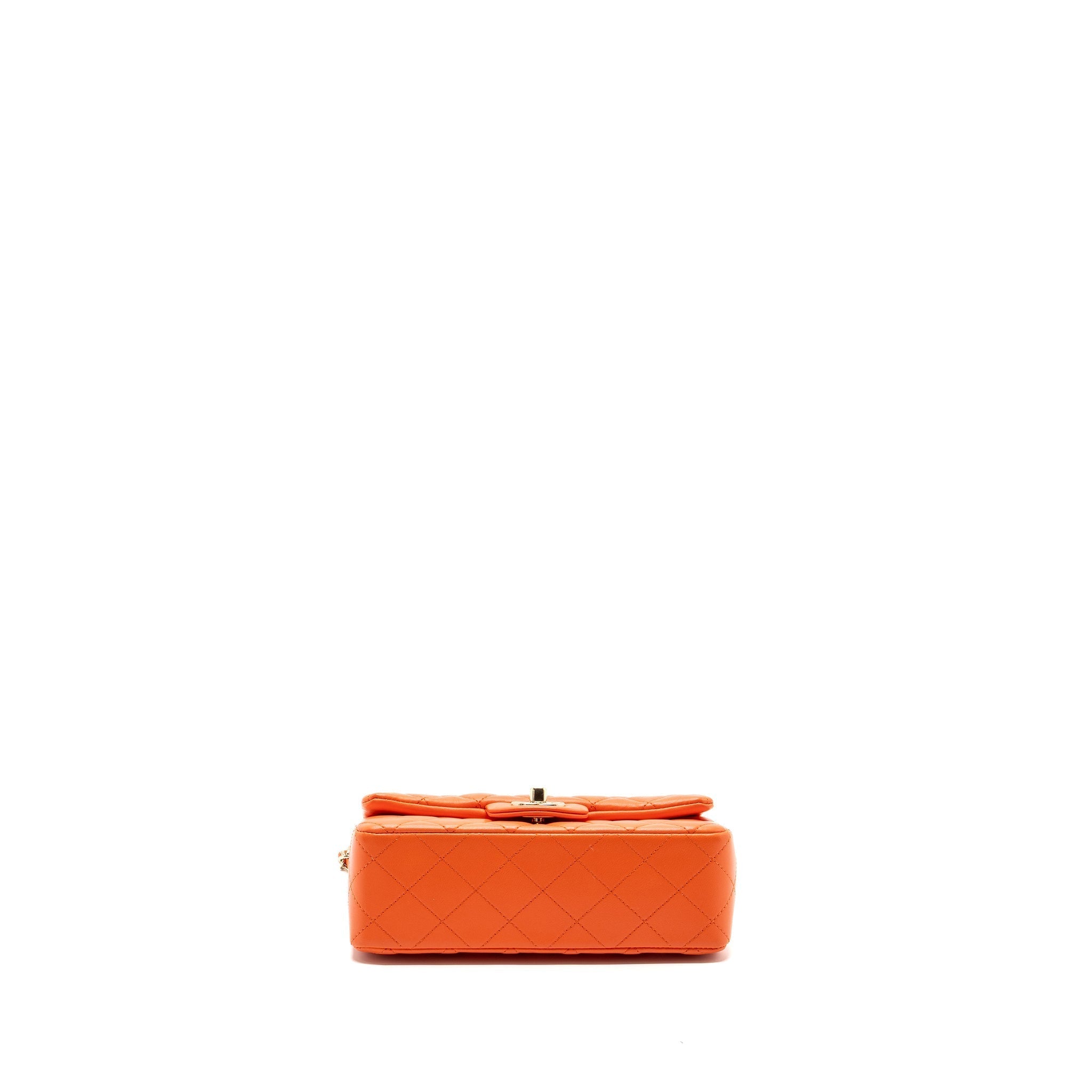 chanel-mini-rectangular-flap-bag-lambskin-orange-pink-shw