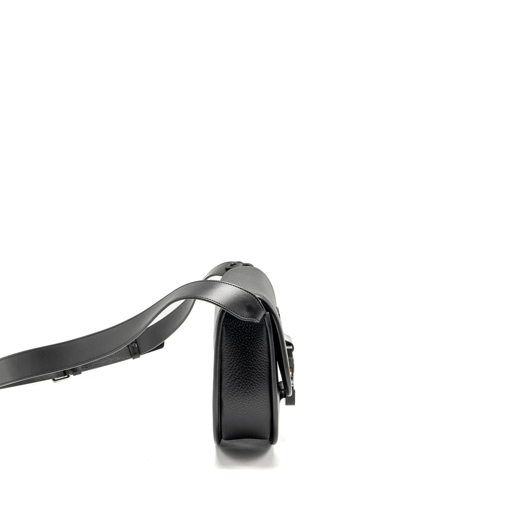 dior-large-gallop-bag-with-strap-grained-smooth-calfskin-black-silver-gold-hardware