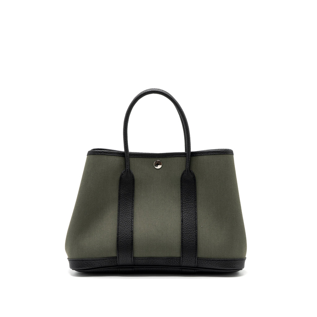 hermes-garden-party-30-canvas-negonda-leather-vert-de-cris-black-shw-stamp-u