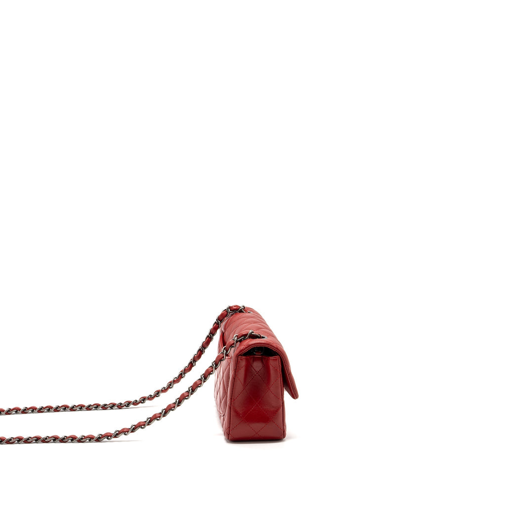 chanel-classic-mini-rectangular-flap-bag-lambskin-red-ruthenium-hardware