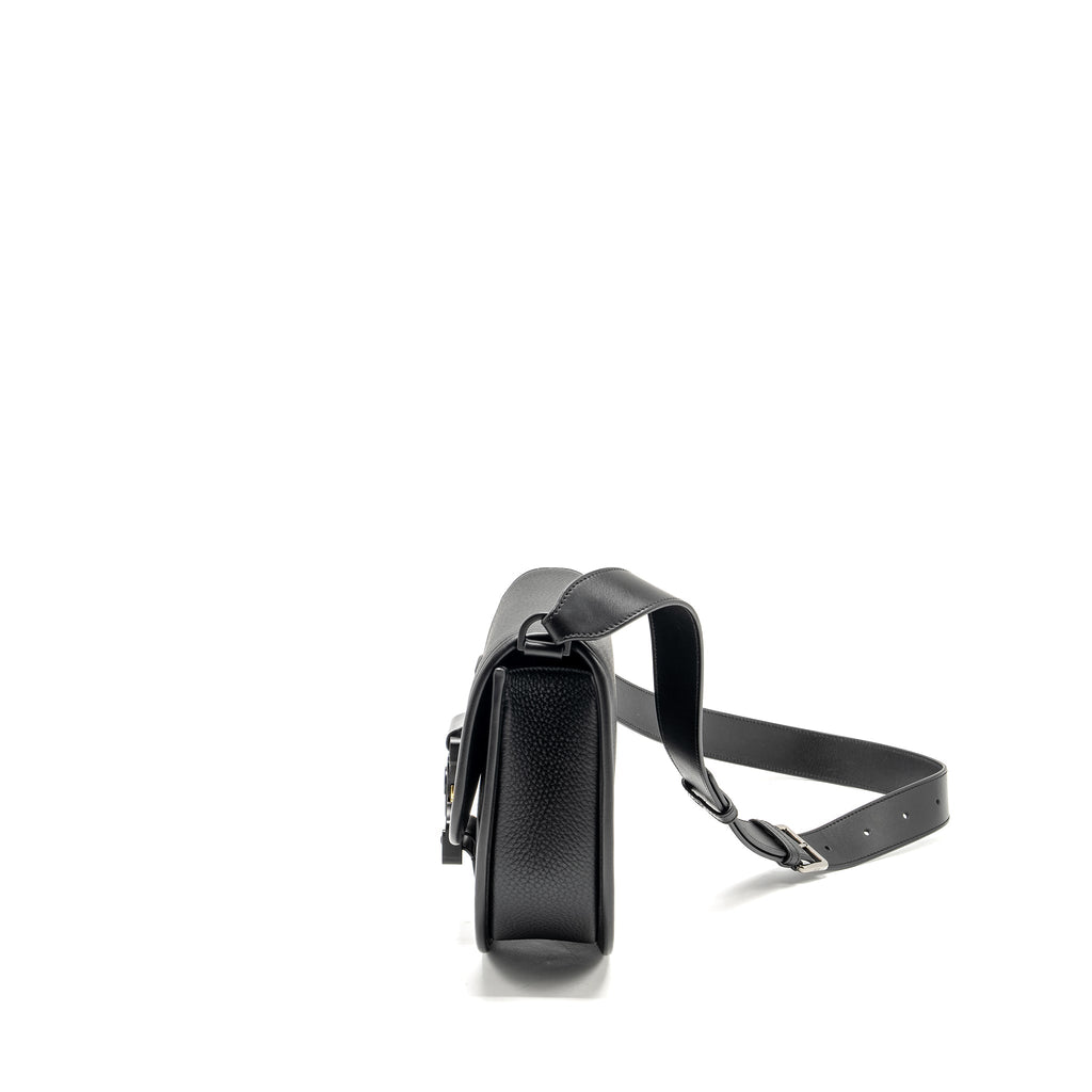 dior-large-gallop-bag-with-strap-grained-smooth-calfskin-black-silver-gold-hardware