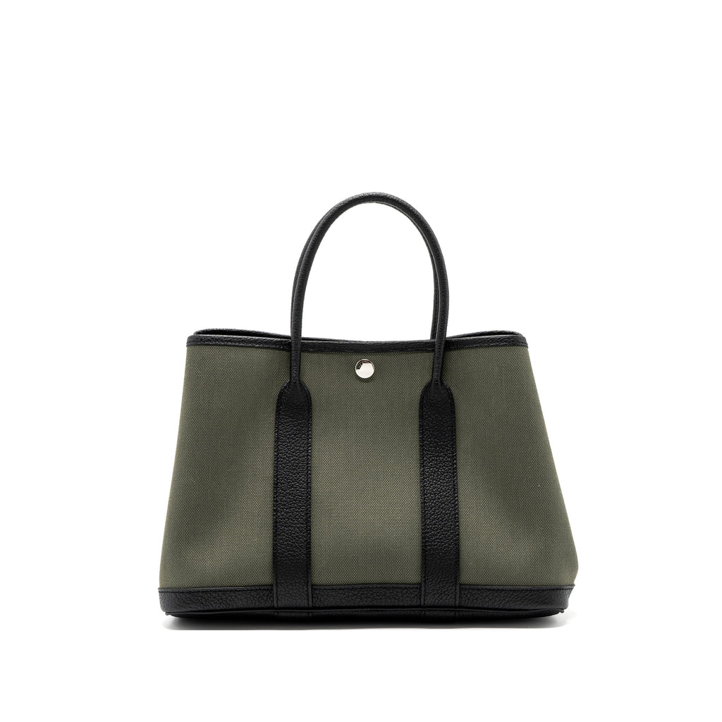 hermes-garden-party-30-canvas-negonda-leather-vert-de-cris-black-shw-stamp-u