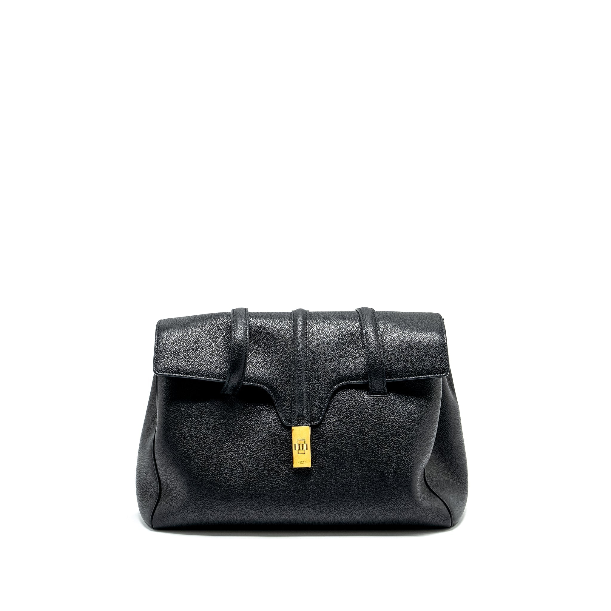 celine-medium-soft-16-bag-grained-calfskin-black-ghw
