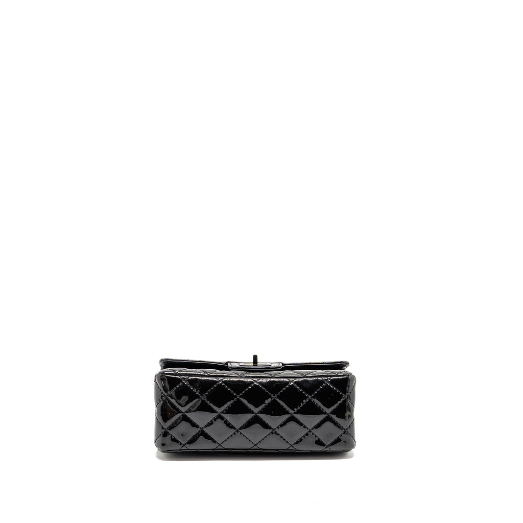chanel-mini-2-55-reissue-patent-so-black-copy