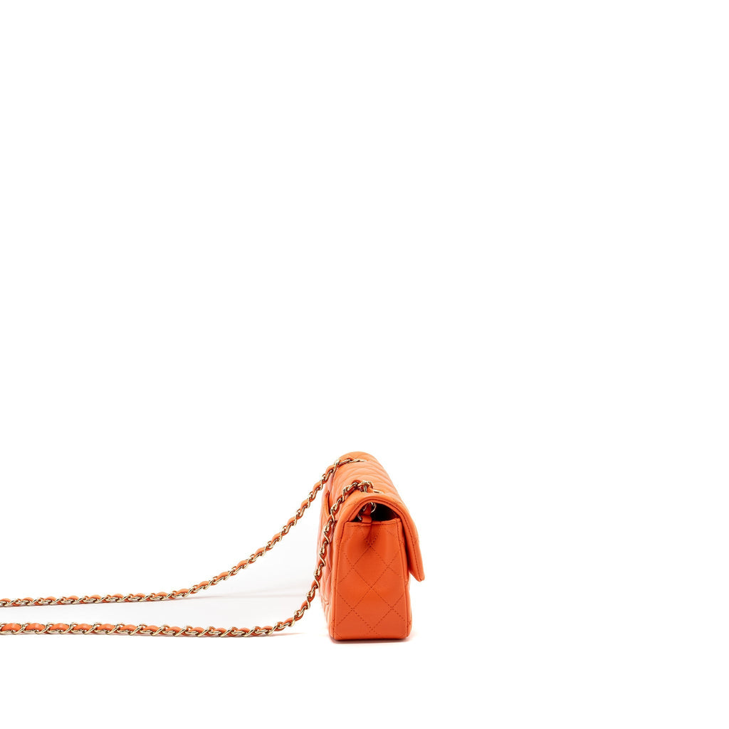 chanel-mini-rectangular-flap-bag-lambskin-orange-pink-shw