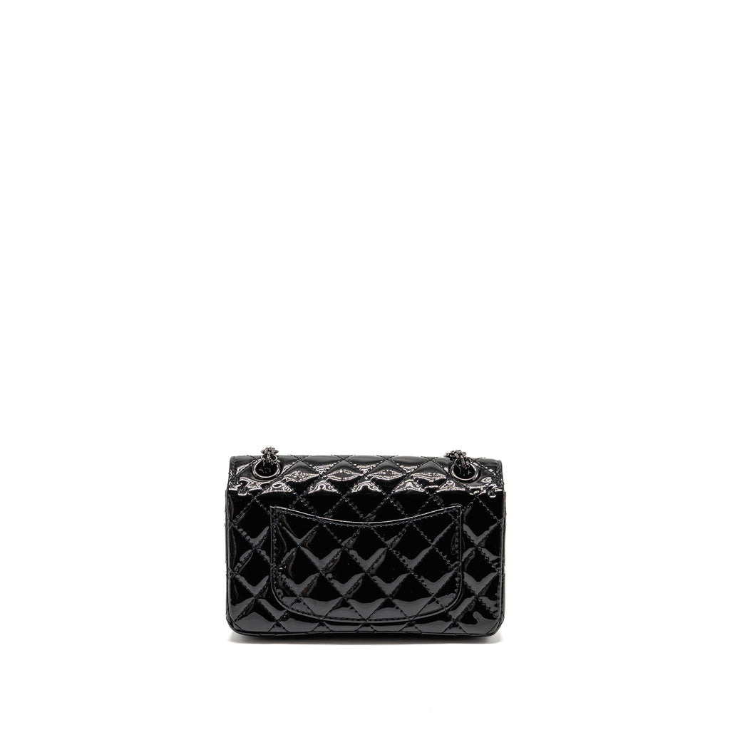 chanel-mini-2-55-reissue-patent-so-black-copy