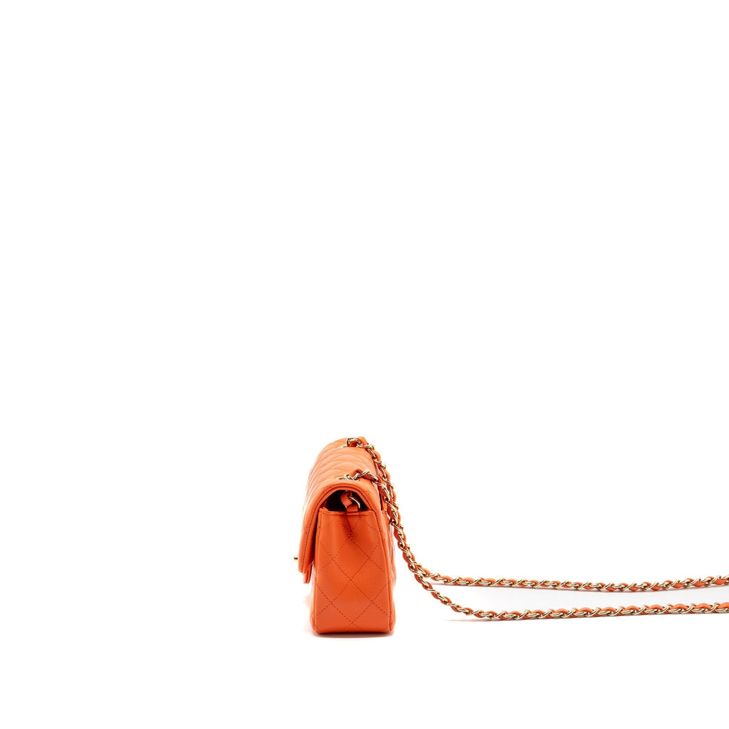 chanel-mini-rectangular-flap-bag-lambskin-orange-pink-shw