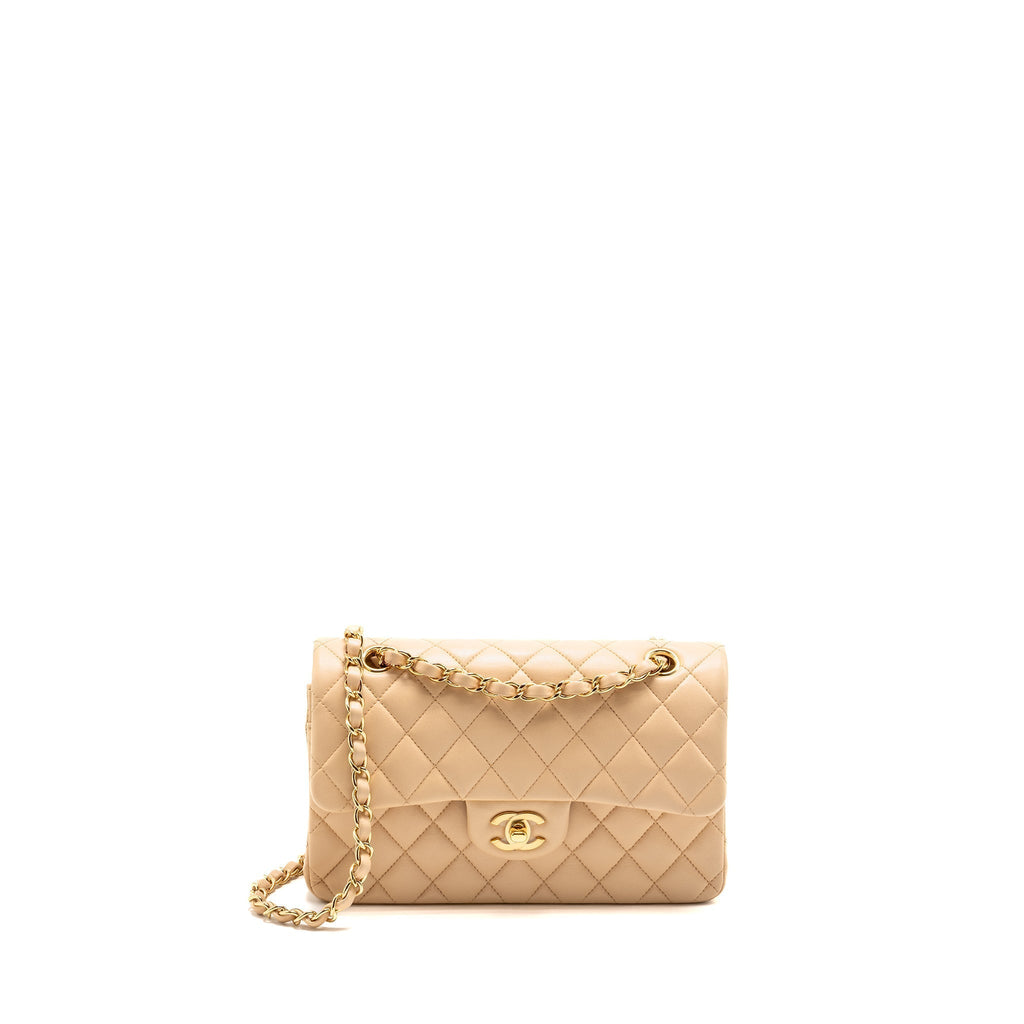 chanel-small-classic-double-flap-bag-lambskin-beige-ghw