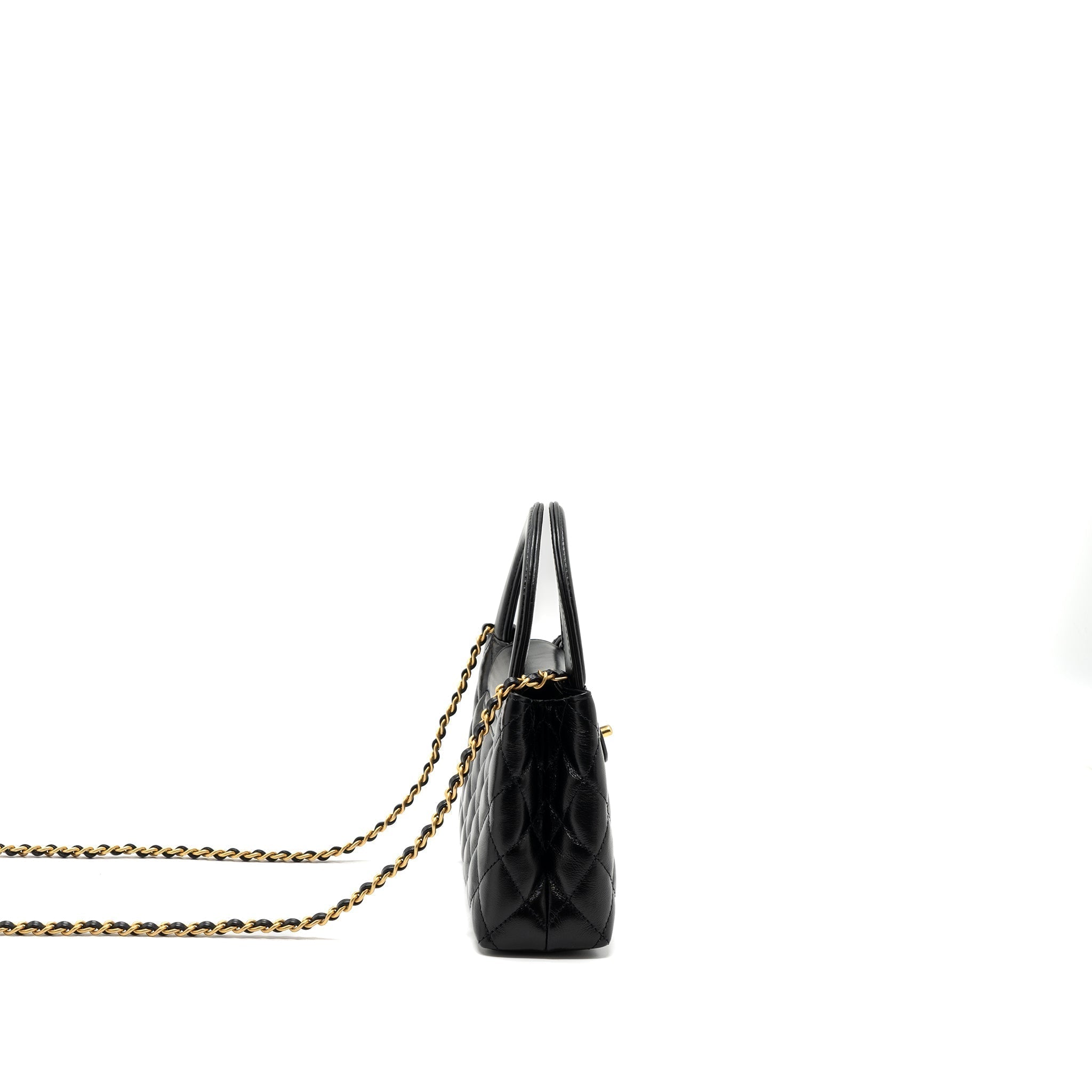 chanel-23k-mini-shopping-bag-calfskin-black-brushed-ghwmicrochip