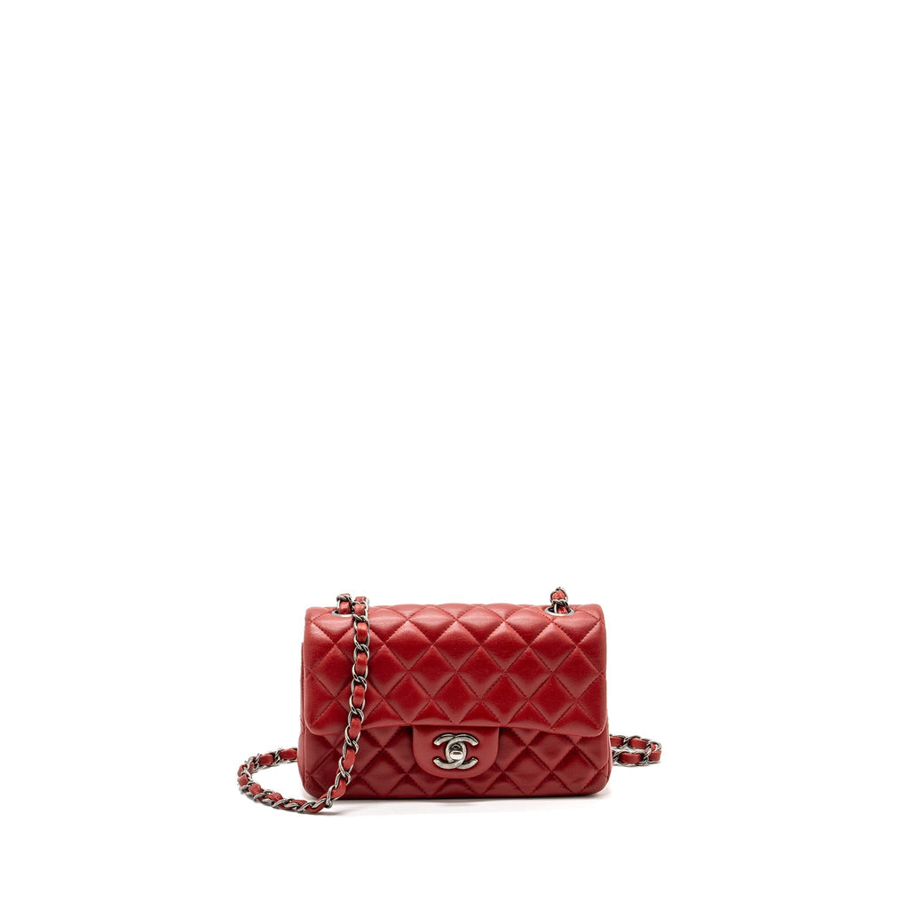 chanel-classic-mini-rectangular-flap-bag-lambskin-red-ruthenium-hardware