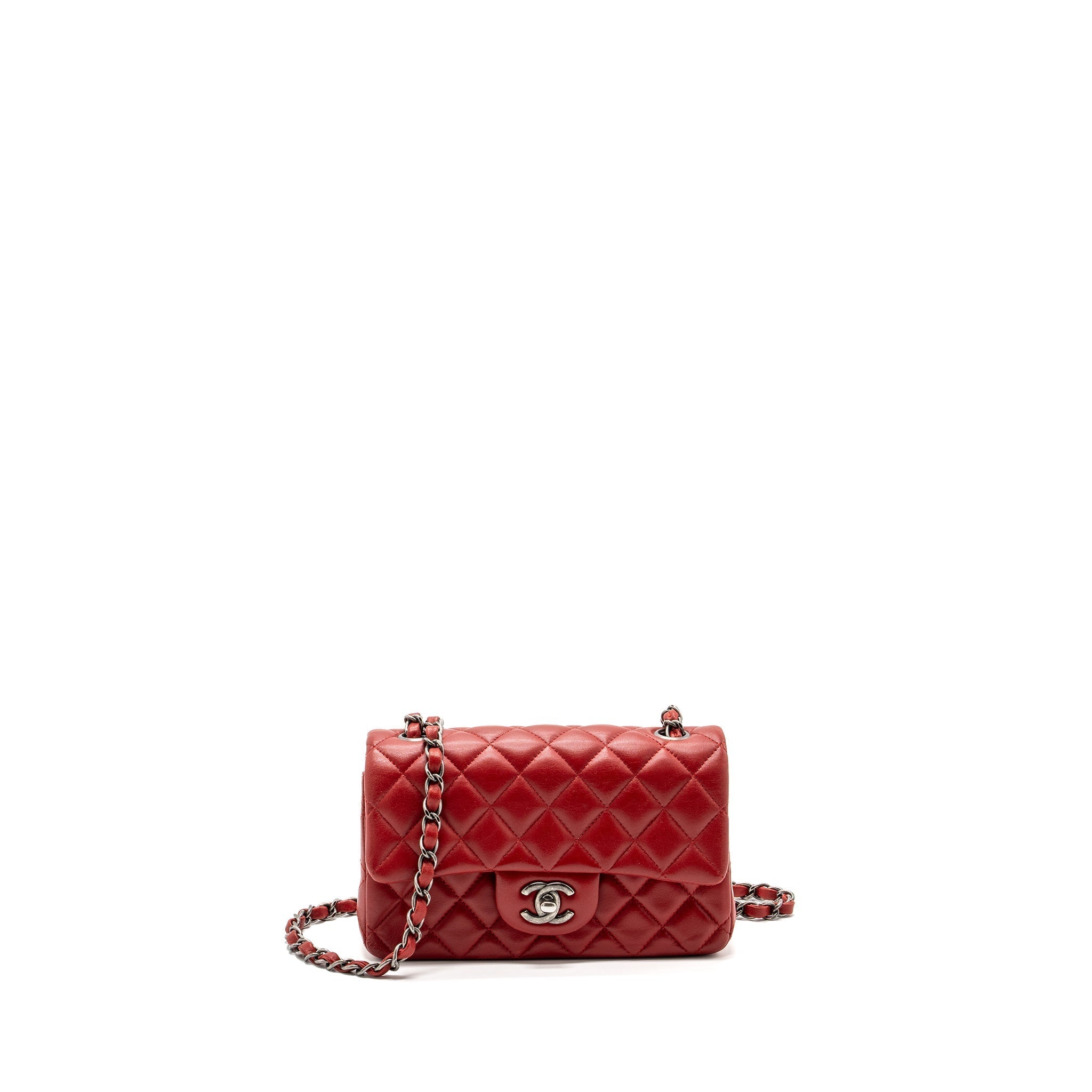 chanel-classic-mini-rectangular-flap-bag-lambskin-red-ruthenium-hardware