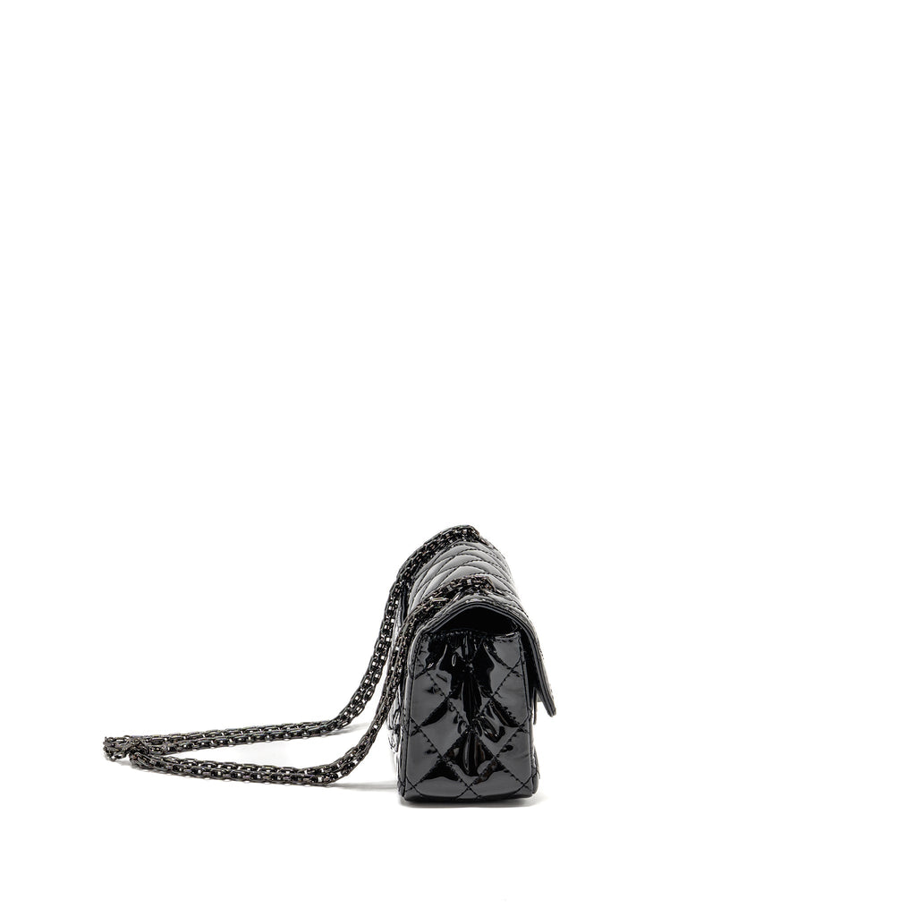 chanel-mini-2-55-reissue-patent-so-black-copy
