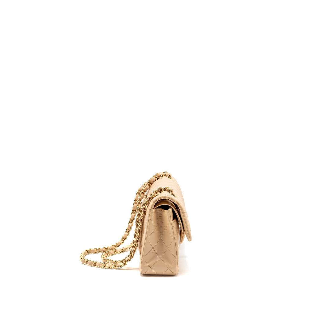chanel-small-classic-double-flap-bag-lambskin-beige-ghw
