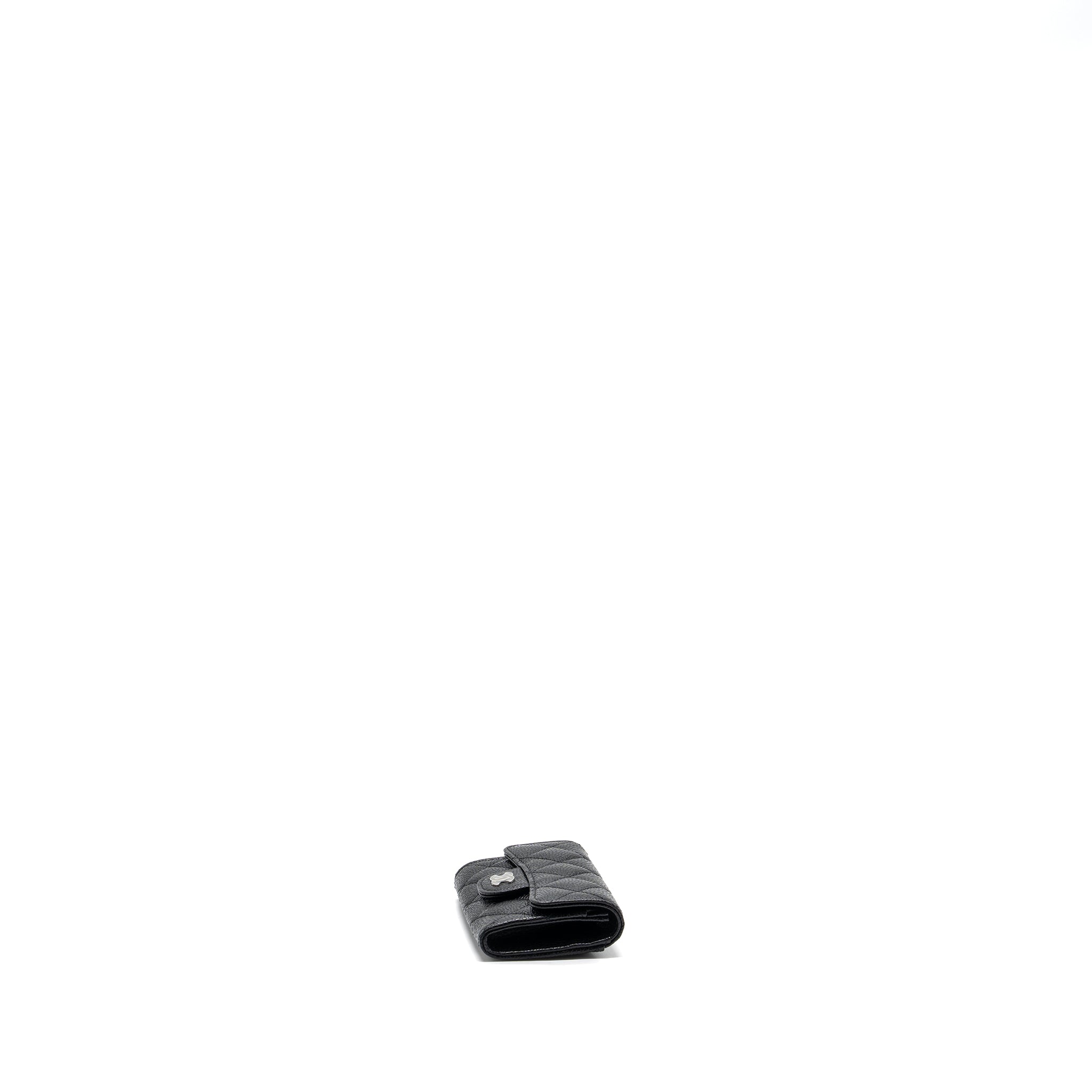 chanel-classic-flap-card-holder-caviar-black-shw-6