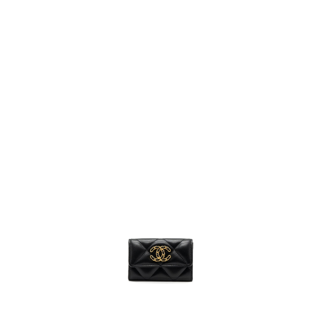 chanel-19-flap-card-holder-lambskin-black-ghw-microchip