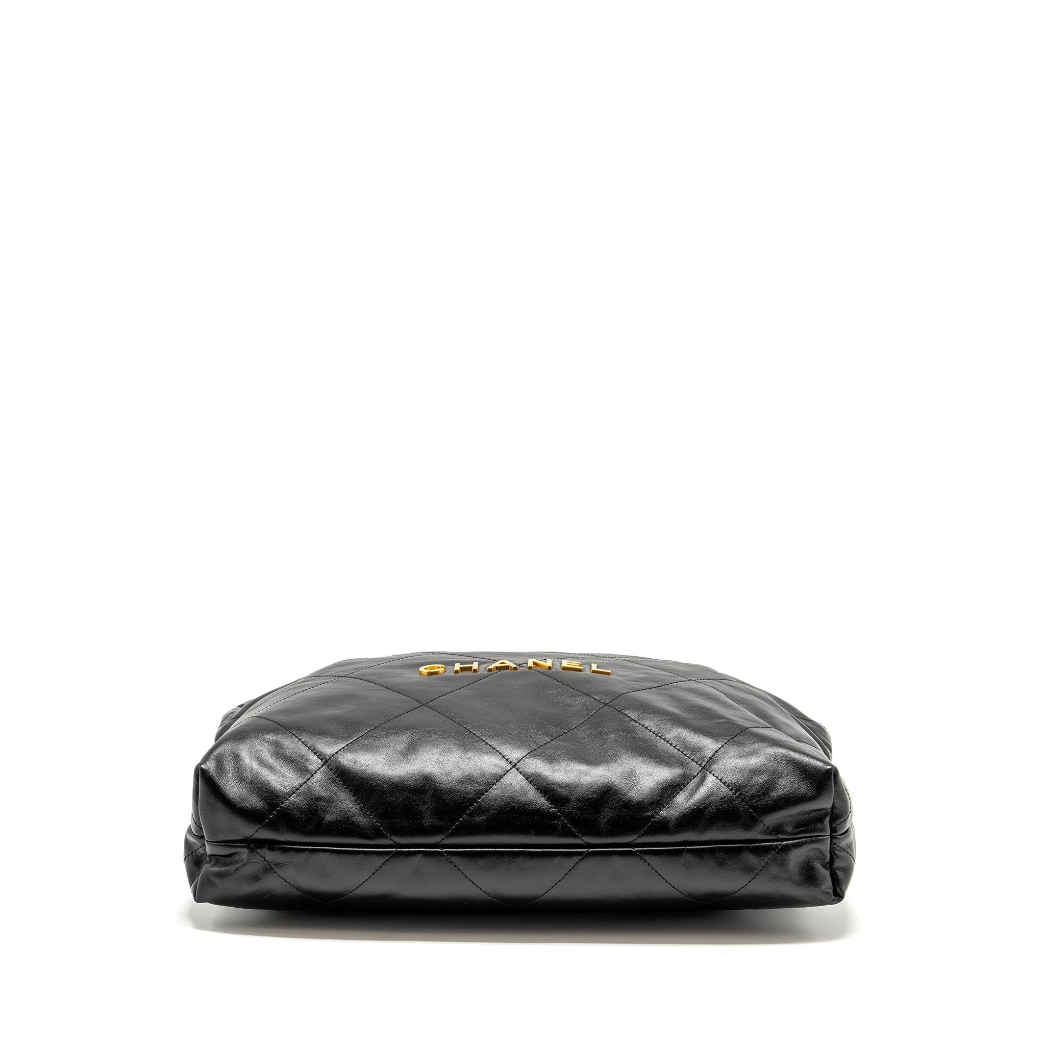 chanel-medium-22-bag-gold-letter-shiny-calfskin-black-ghw-microchip-1