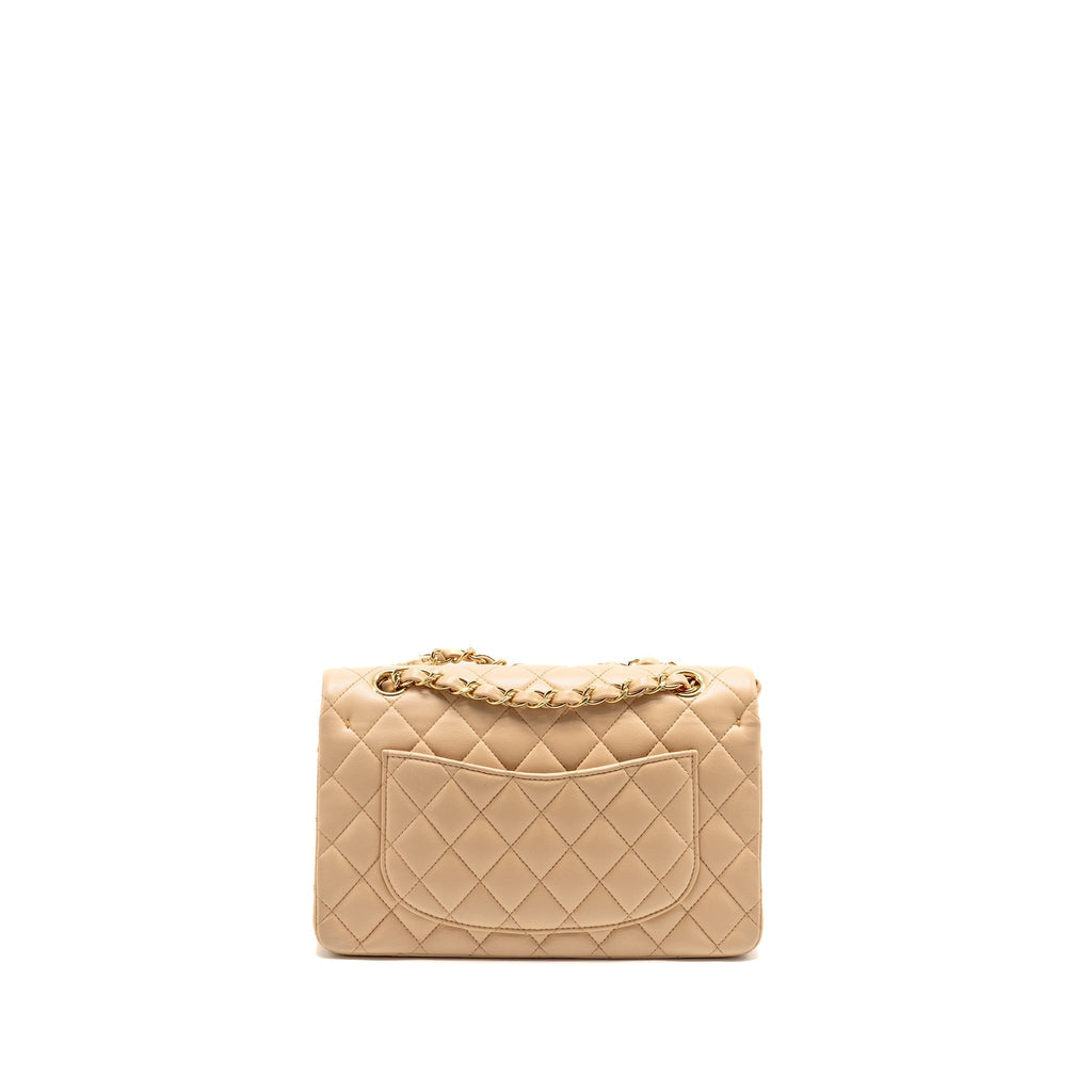 chanel-small-classic-double-flap-bag-lambskin-beige-ghw