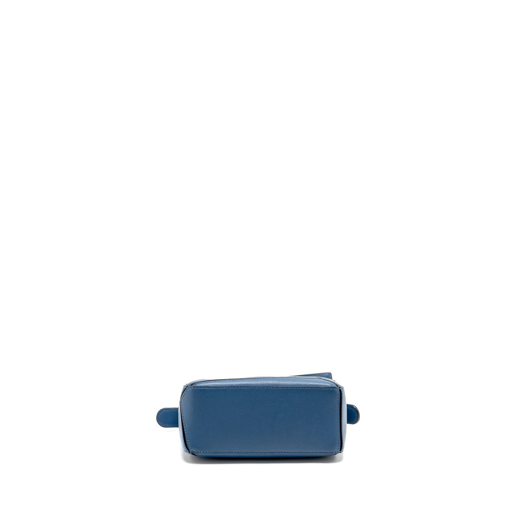 loewe-mini-puzzle-bag-calfskin-dark-blue-shw