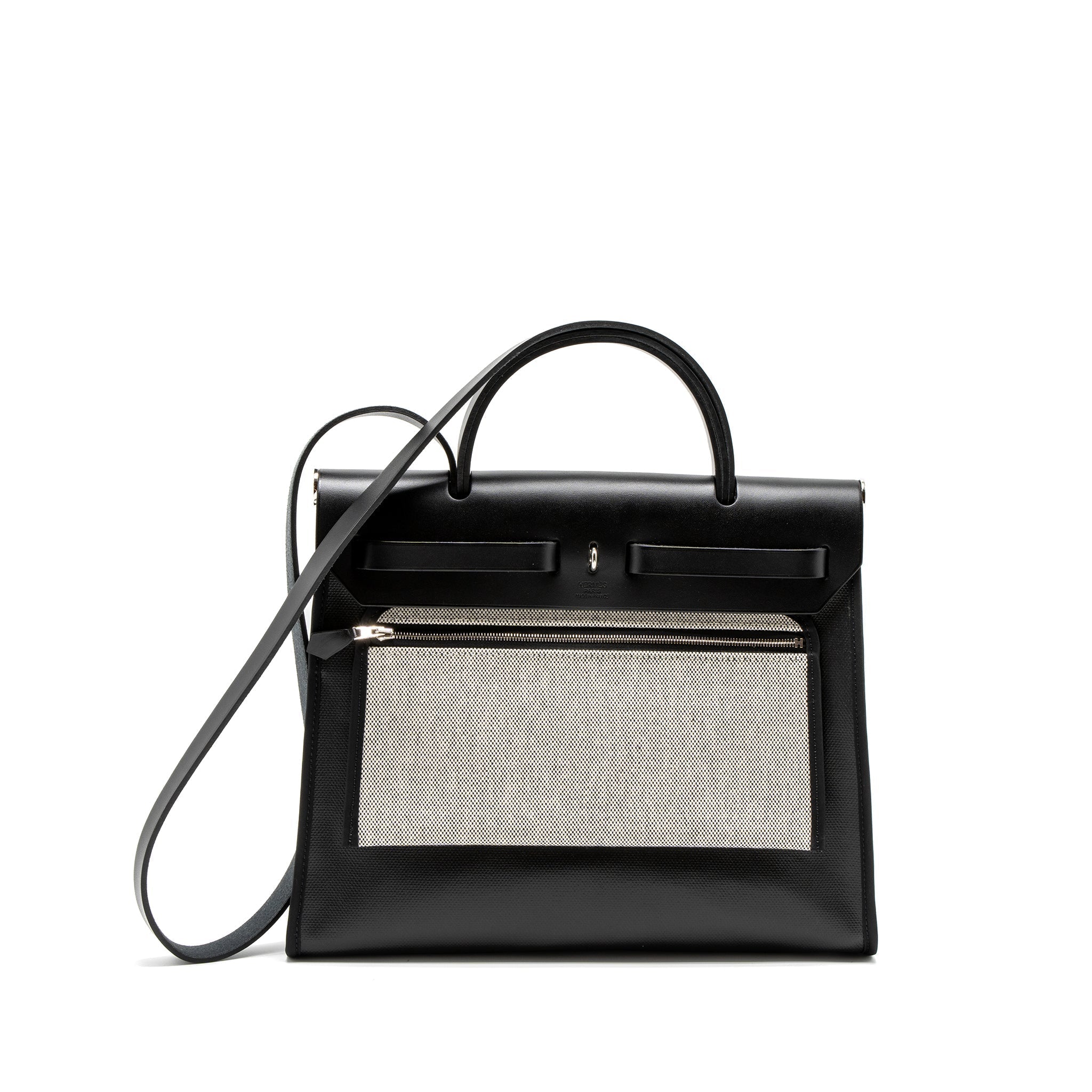 hermes-herbag-31-zip-bag-toile-h-berline-canvas-hunter-black-ecru-shw-stamp-z