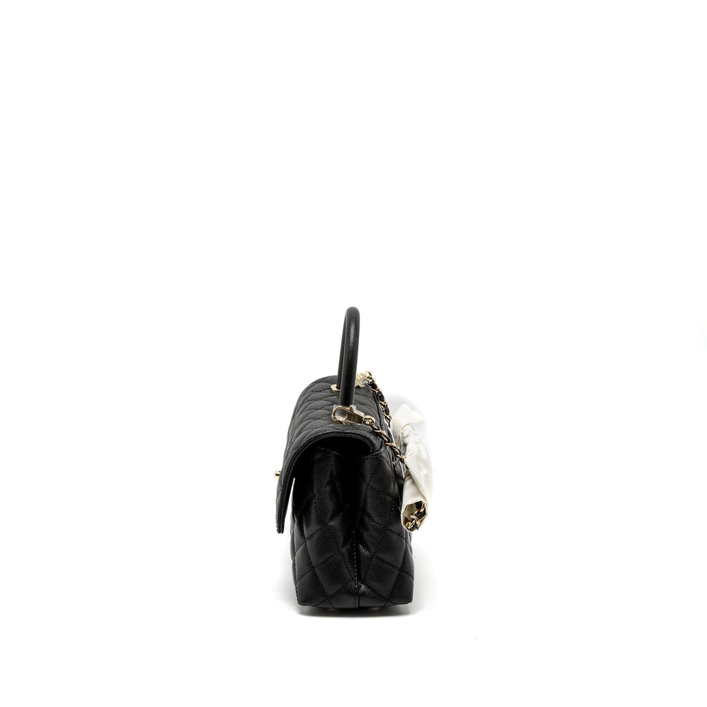 chanel-small-coco-handle-caviar-black-lghw-microchip-7