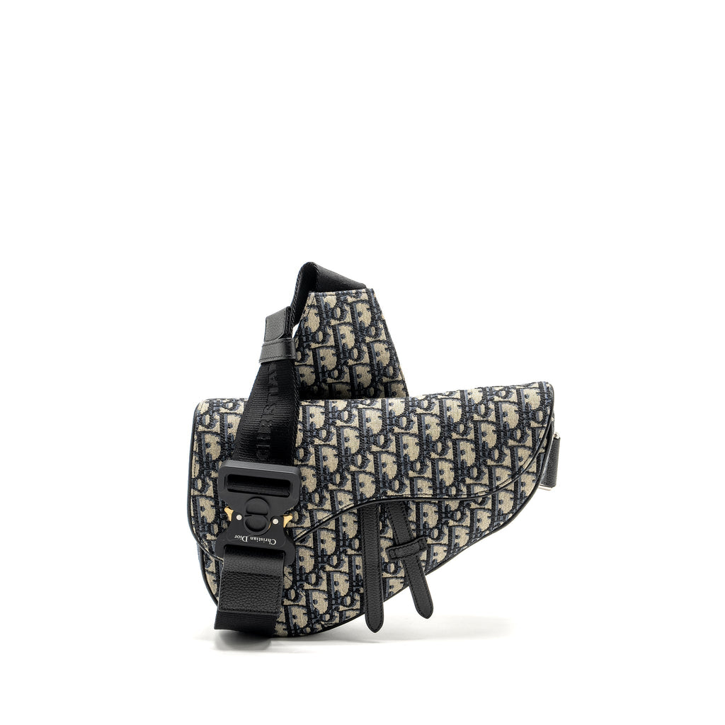 dior-homme-saddle-bag-oblique-jacquard-beige-black-ghw