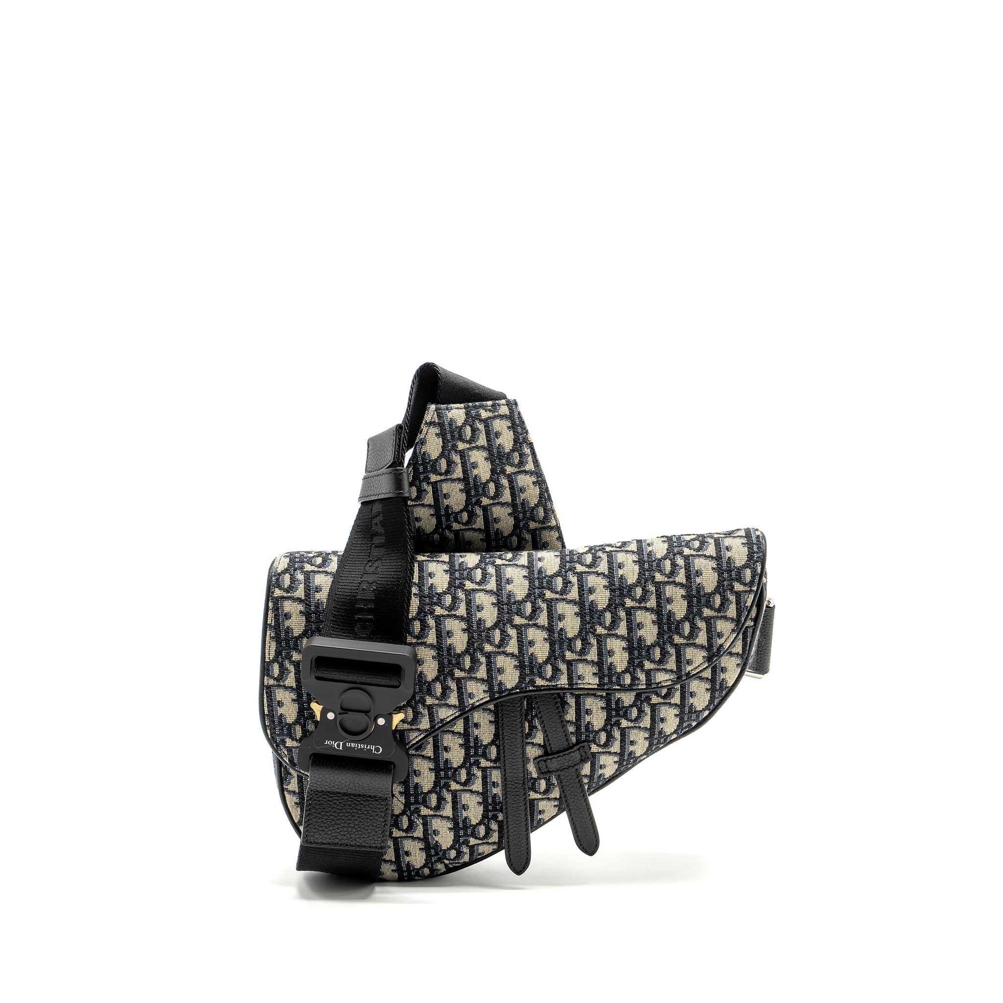 dior-homme-saddle-bag-oblique-jacquard-beige-black-ghw