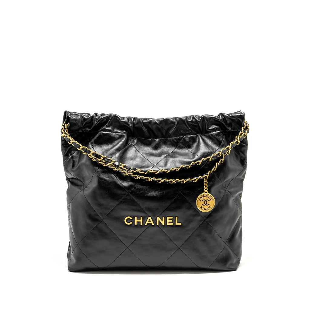 chanel-medium-22-bag-gold-letter-shiny-calfskin-black-ghw-microchip-1
