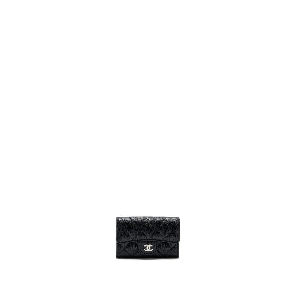 chanel-classic-flap-card-holder-caviar-black-shw-6