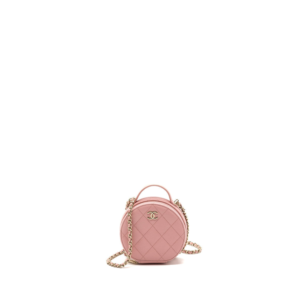 chanel-top-handle-mini-round-vanity-with-chain-caviar-pink-lghw