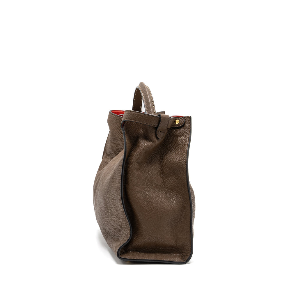 fendi-peekaboo-x-lite-roma-amor-handle-bag-calf-leather-brown-pink-red