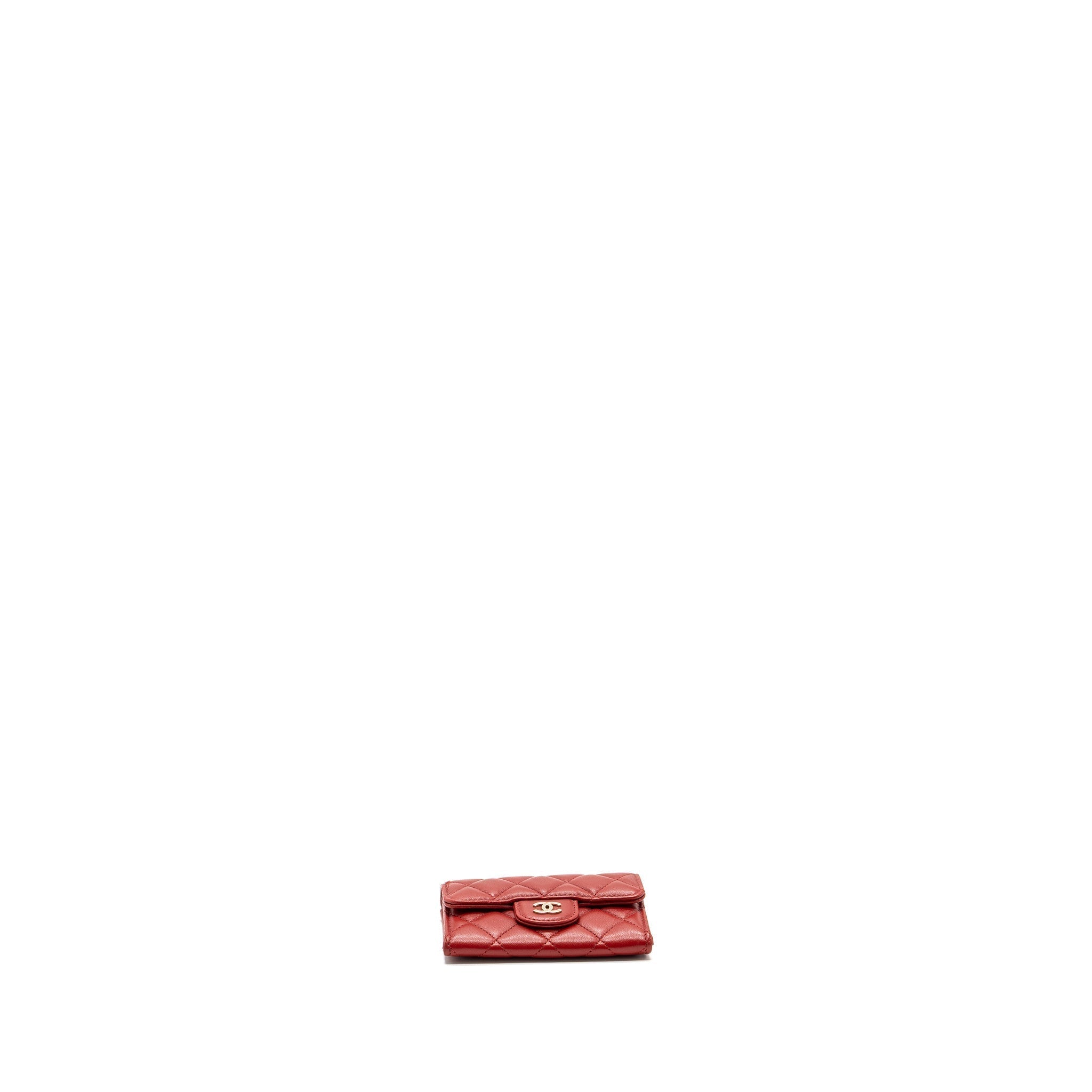 chanel-flap-card-holder-lambskin-red-shw
