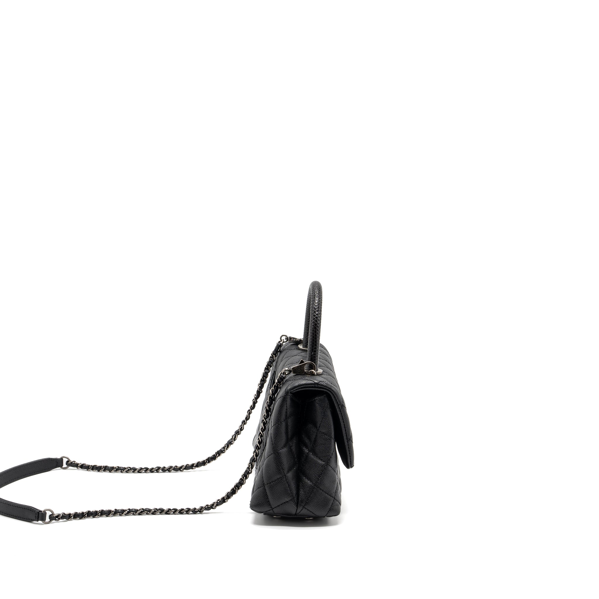 chanel-small-coco-handle-caviar-black-lghw-microchip-9